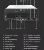اینورتر خورشیدی ساکو مدل 11K 48V سری Sunpolo - Image 5